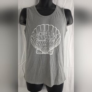 Goodfellow & Co Gray Beach Club Ocean City Graphic Tee Size XL NWOT AA-3403